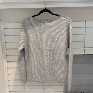 Ribbed Boatneck Sweater